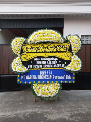 Papan Bunga Duka di Kolongan Satu