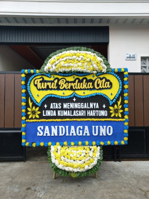 Papan Bunga Duka di Kolongan Satu